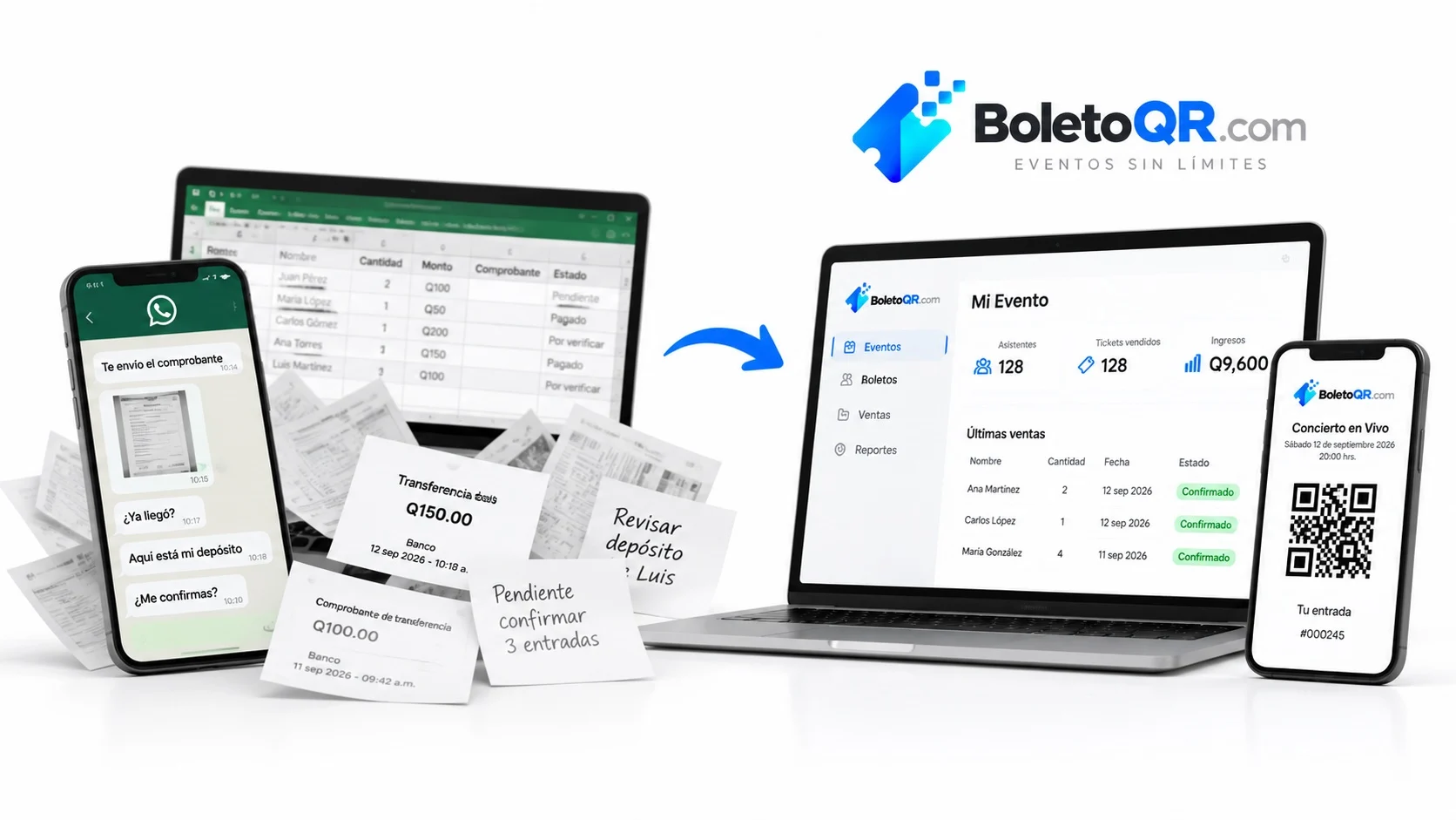 Adiós al Excel y a las capturas de transferencia: cómo vender boletos sin perder el control